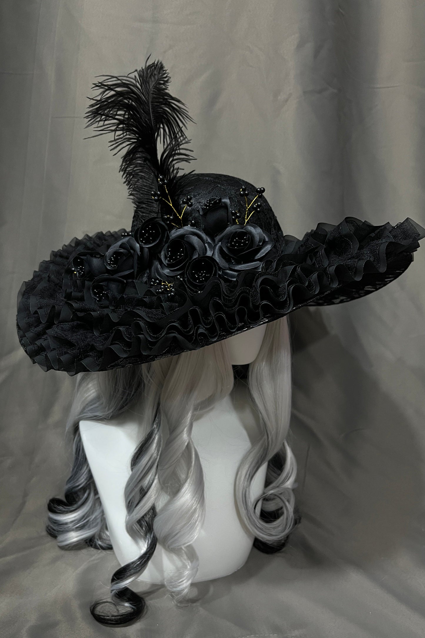 Gothic Rose Lolita Hat