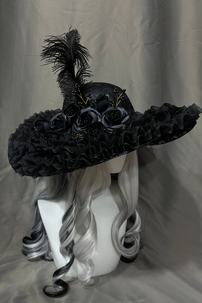 Gothic Rose Lolita Hat