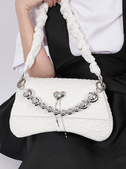 2-way Cross Chain Shirring Bag