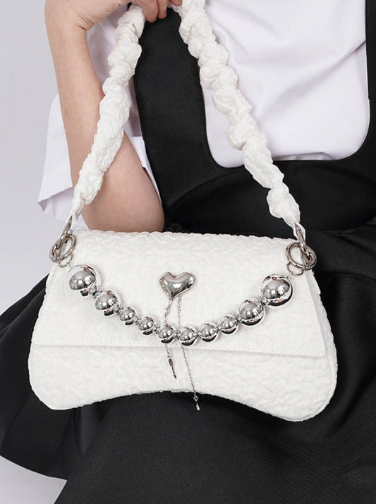 2-way Cross Chain Shirring Bag