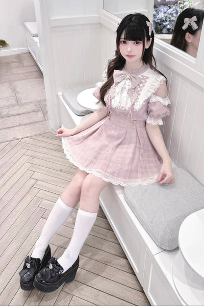 [pre-order] Sweet Plaid Sweet Girly Dress