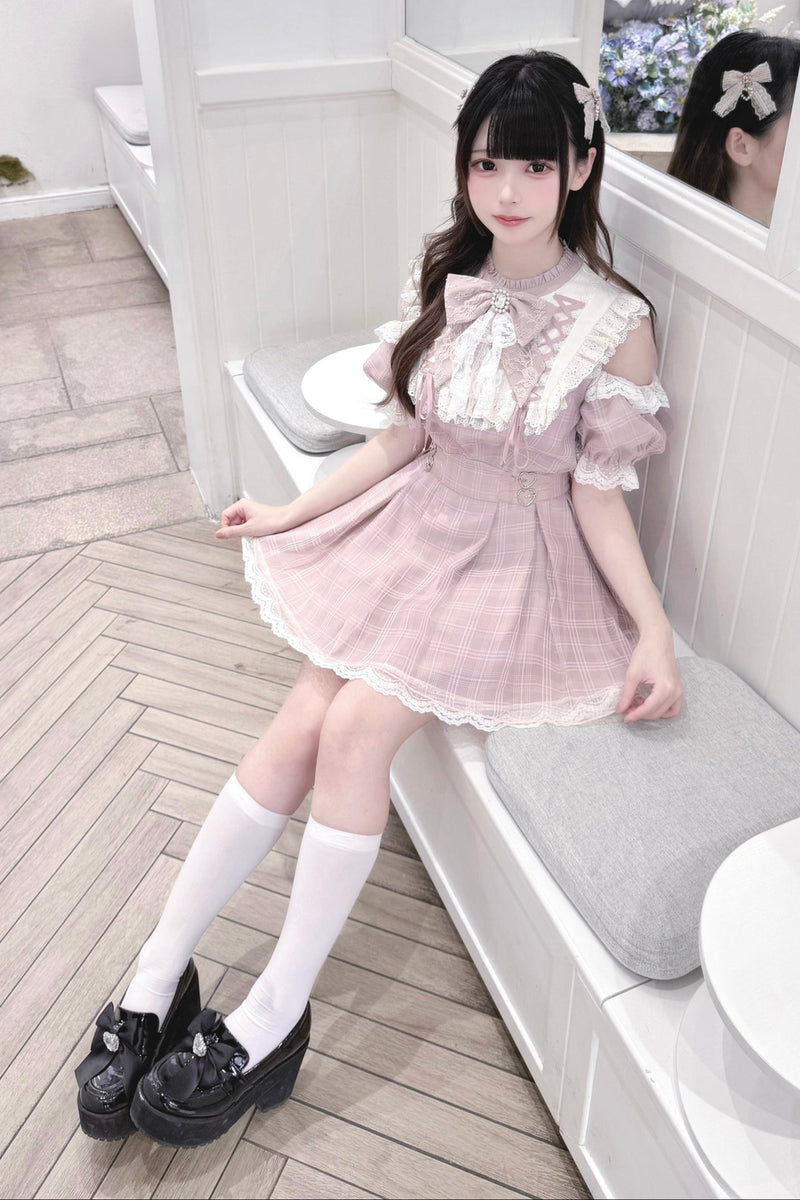 [pre-order] Sweet Plaid Sweet Girly Dress