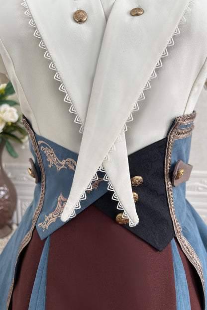 [reservations] British-style Collegiate Shirt + Skirt + Belt