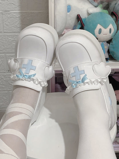 [angel Style] Medical Lace Platform Shoes