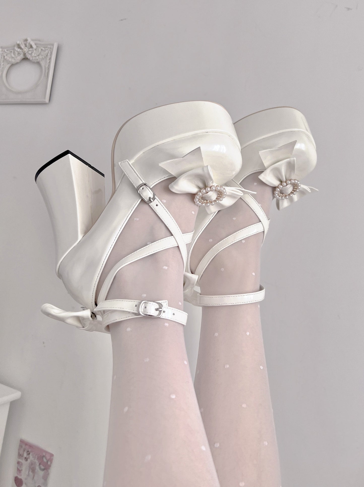 Lolita High Heel Strap Princess Shoes