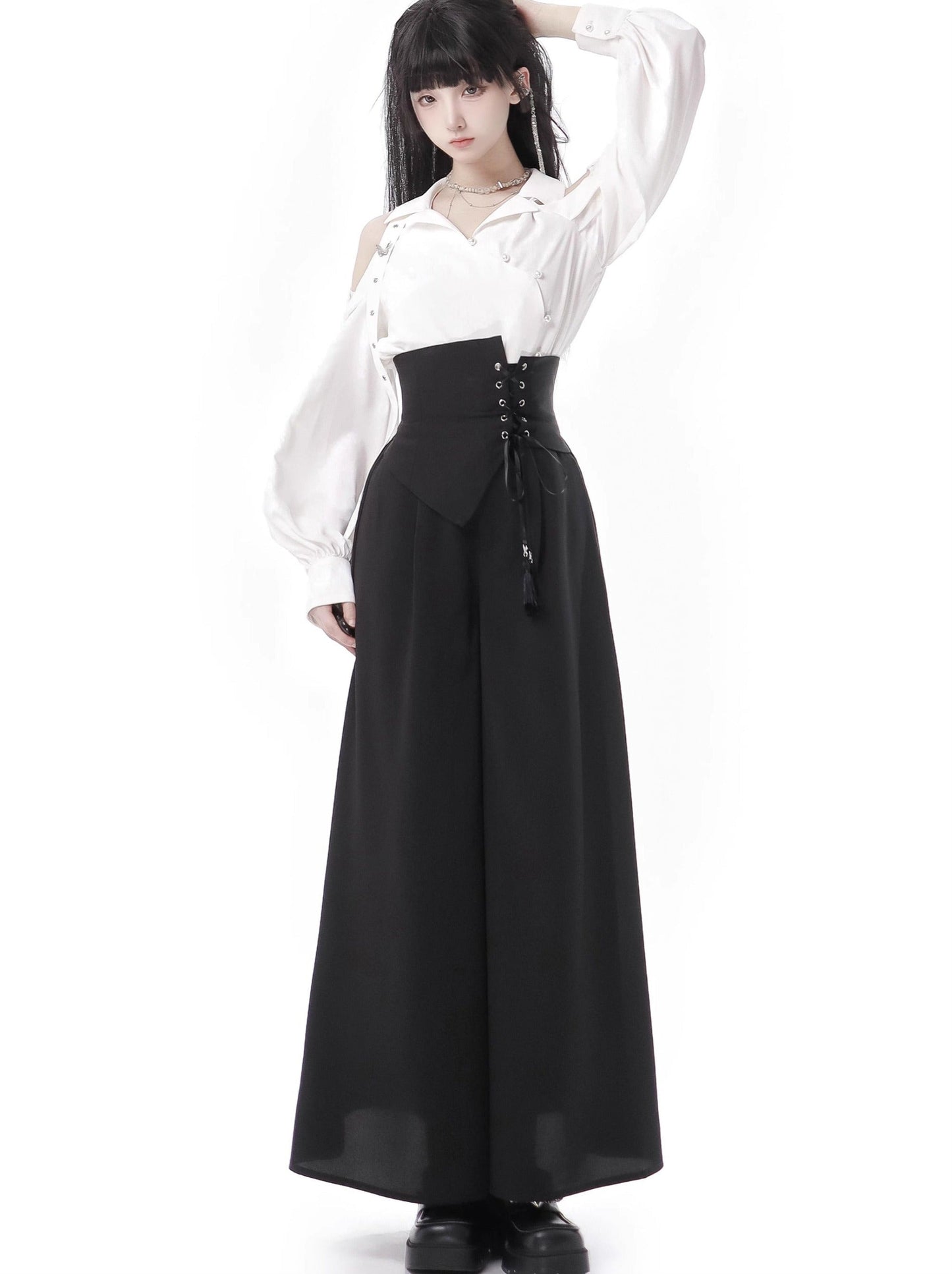Moonlight Bamboo Leaf Dark Chinese-style Suit
