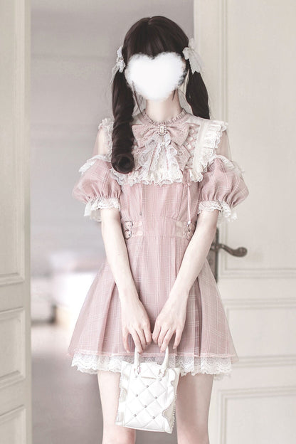 [pre-order] Sweet Plaid Sweet Girly Dress