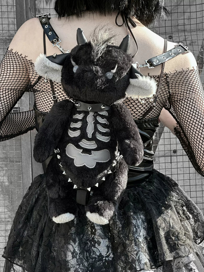 Satan Hell Lamb Punk Rock Shoulder Dark Hand Crossbody Doll Bag