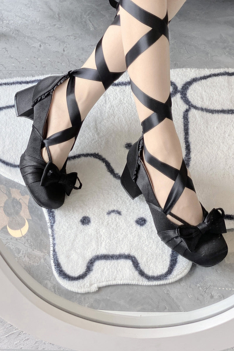 Lace-up Ribbon Ballet Lolita Shoes