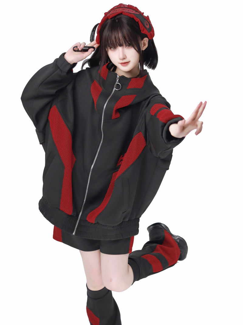 Subculture Jersey Jacket + Shorts + Headband + Leg Warmers
