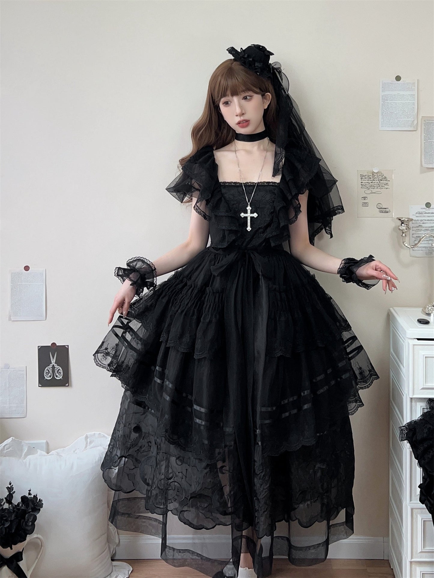 Summer Tiered Lolita Dress + Lolita Jumper Skirt
