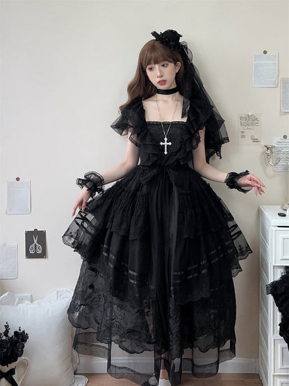 Summer Tiered Lolita Dress + Lolita Jumper Skirt