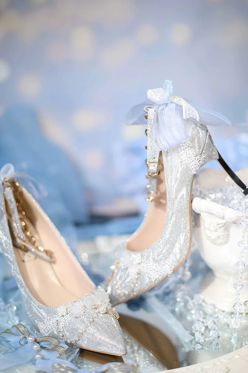 Streamer Ode Glitter High Heels