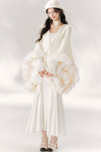 Open-neck Fishtail Dress