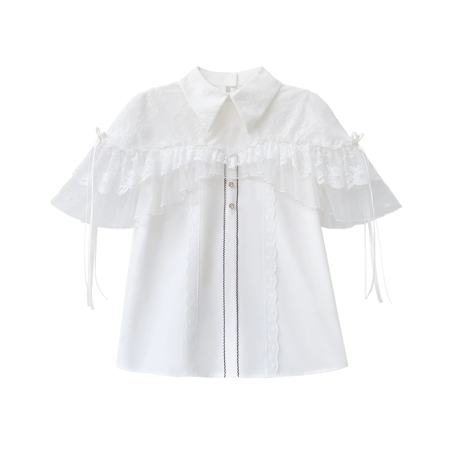 [pre-order] Jirai Cape Top + Sheer Skirt + Ribbon
