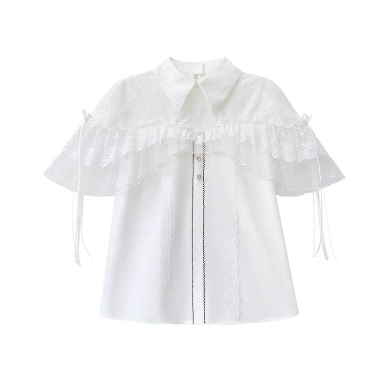 [pre-order] Jirai Cape Top + Sheer Skirt + Ribbon
