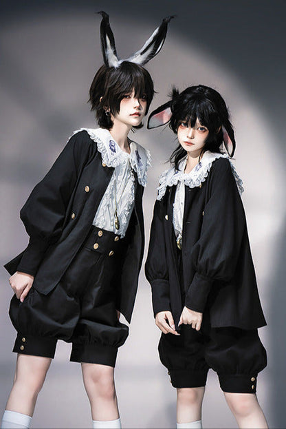 Chrono Rabbit European Prince Cape Jacket Suit