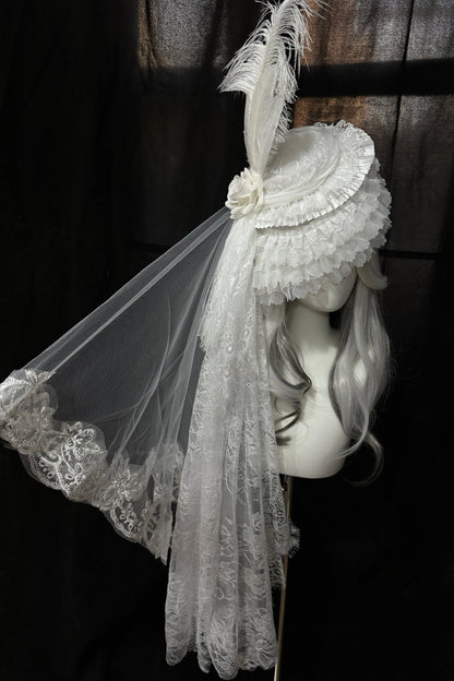 Swan Lace Hat