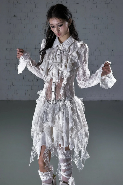 Romantic Punk Lace Dress