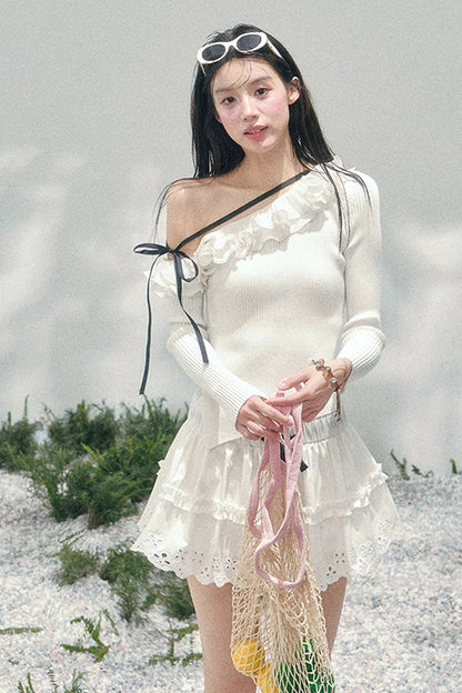 Asymmetrical Knit Top