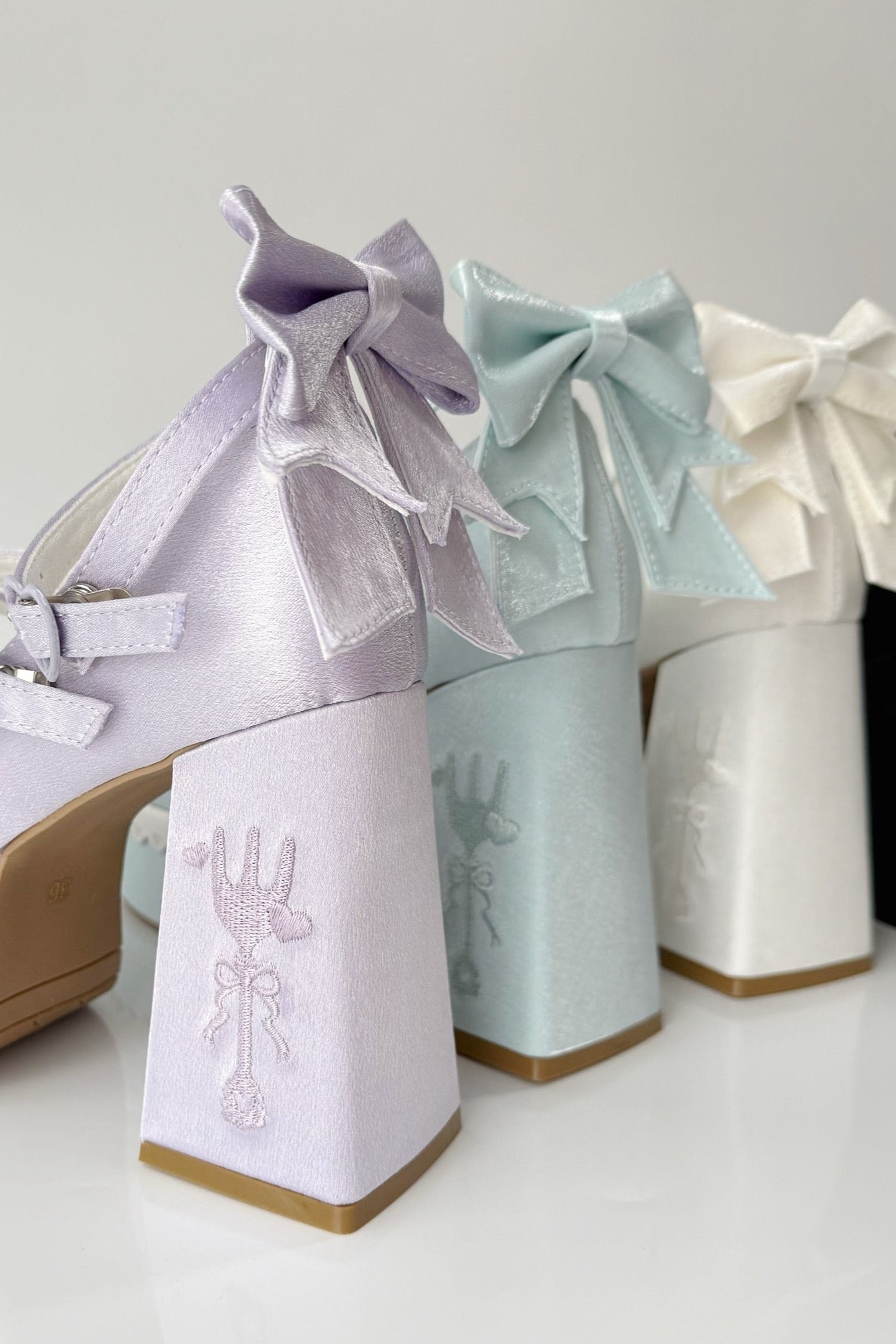 Sweet Ruffle Ribbon Lolita Shoes