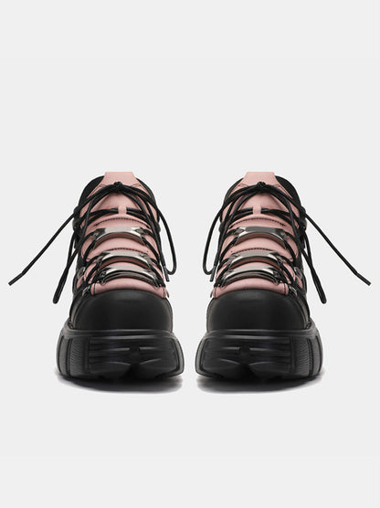 Street Style Retro Punk Power Sole Sneaker