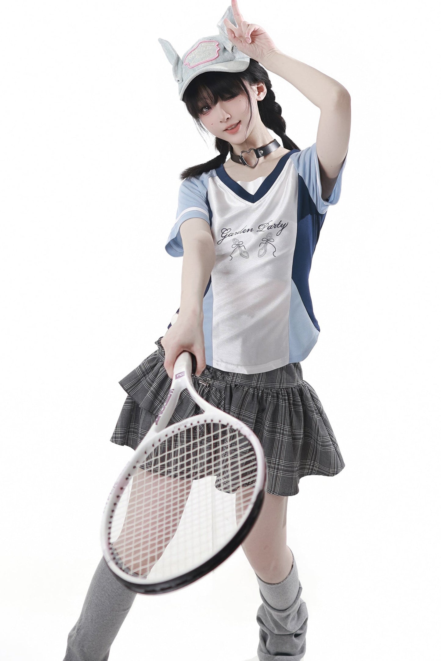 Sporty Top + Hooded Top + Tiered Culottes