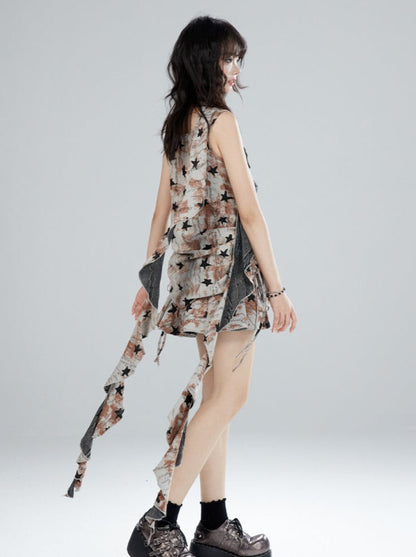 Dune Wasteland Summer Top + Skirt