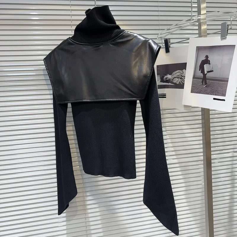 Flare Sleeve Top Black