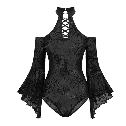 Gothic Bodysuit Black