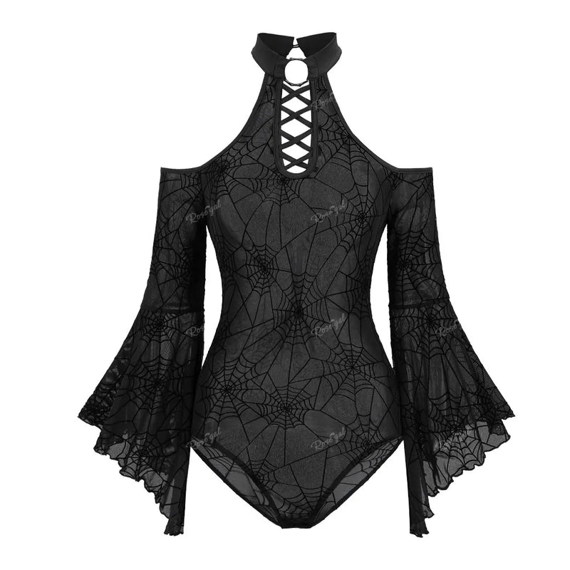 Gothic Bodysuit Black