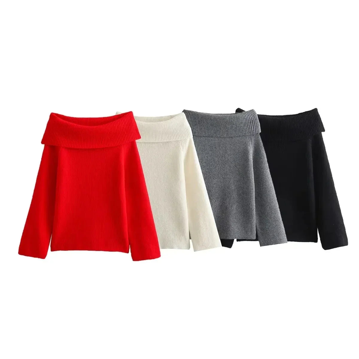 Knitted Pullover Black