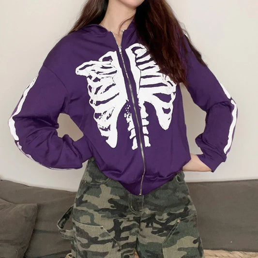 Gothic Sweatshirt Purple