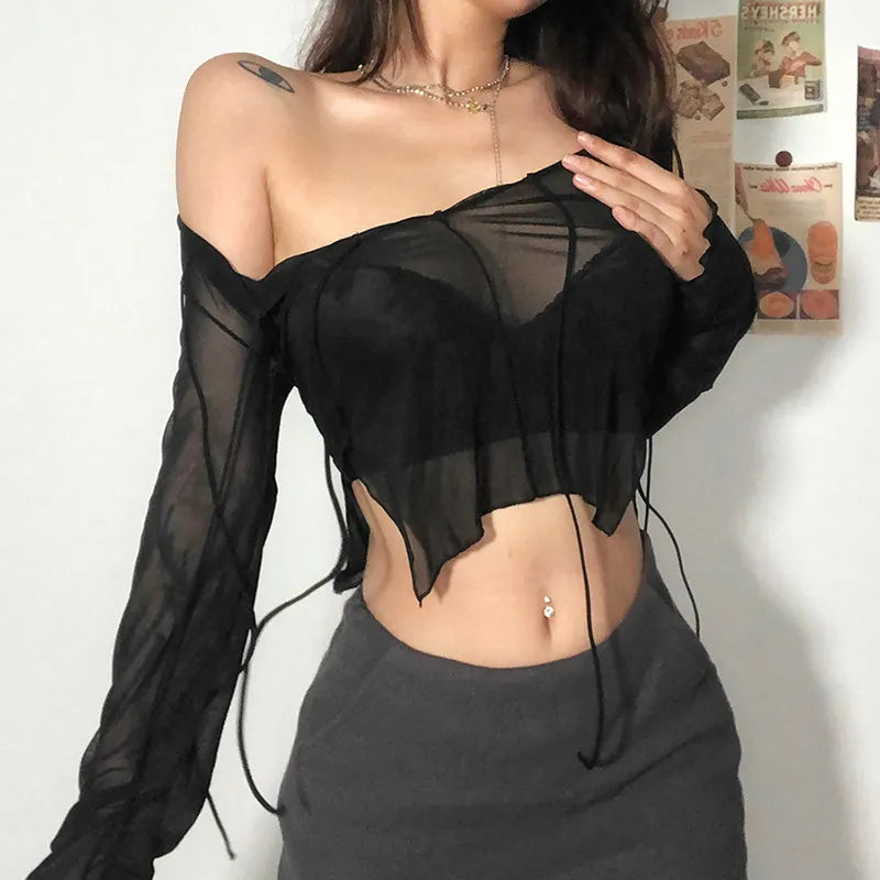 Mesh Blouse