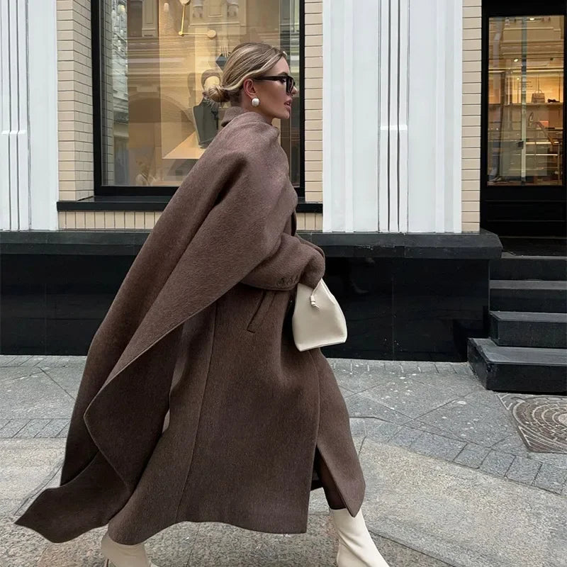 Oversized Overcoat Gray