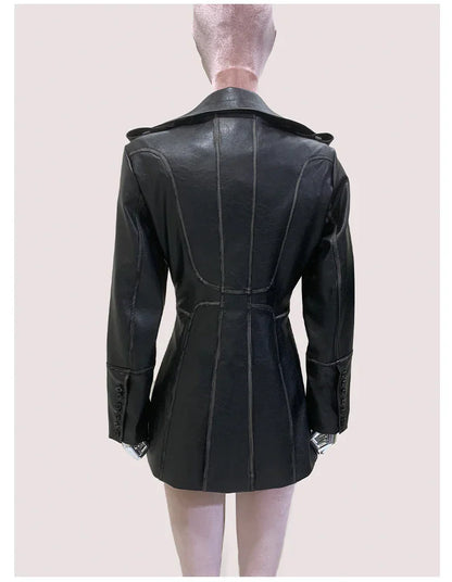 Leather Blazer
