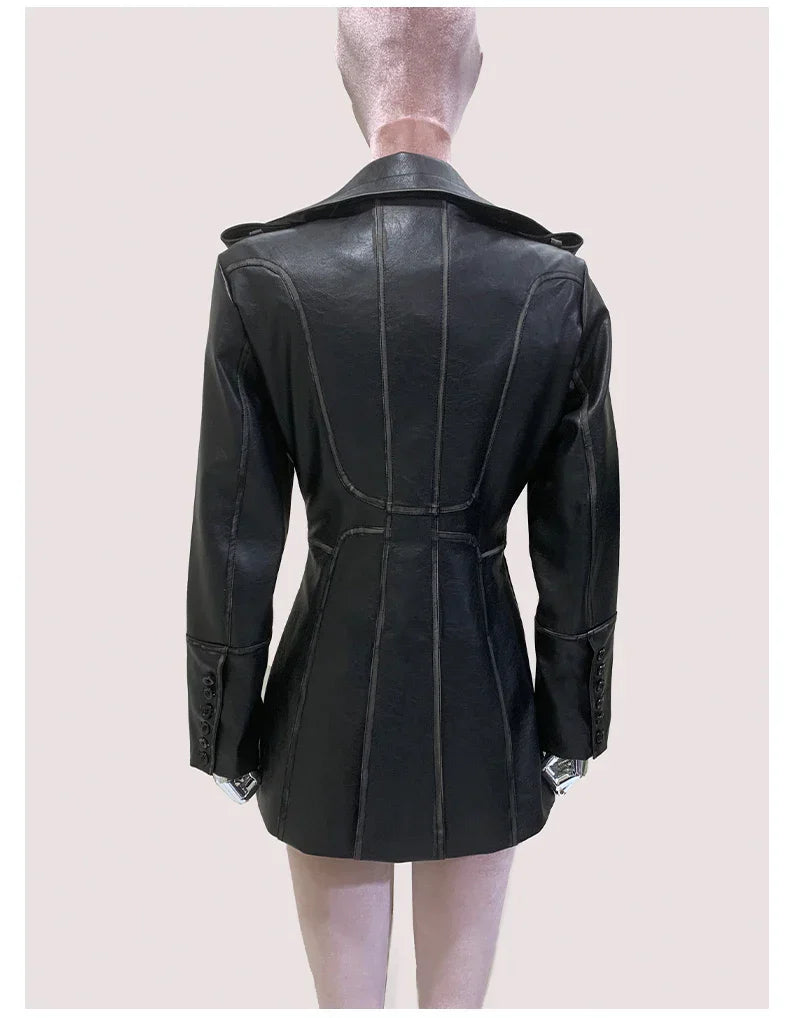 Leather Blazer