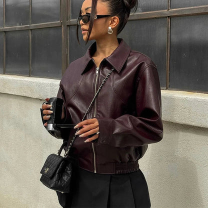 Leather Bomber