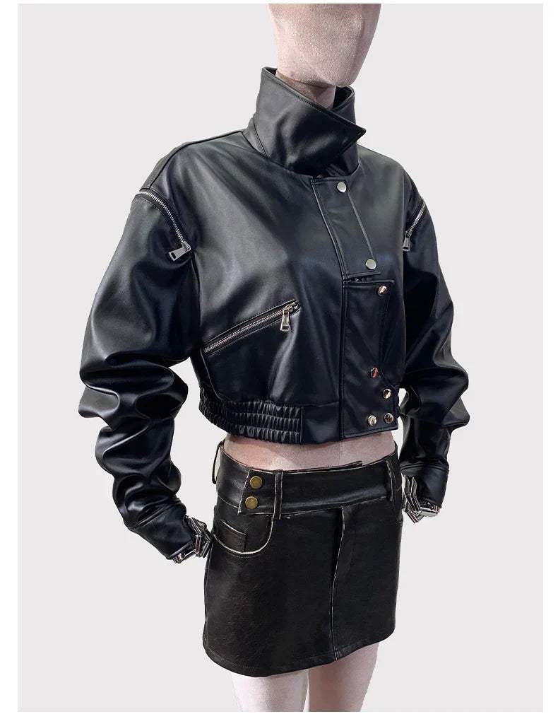 Short Leather Jacket