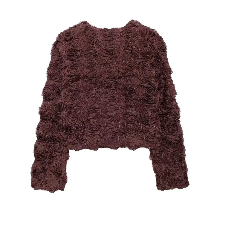 Flower Jacket Brown