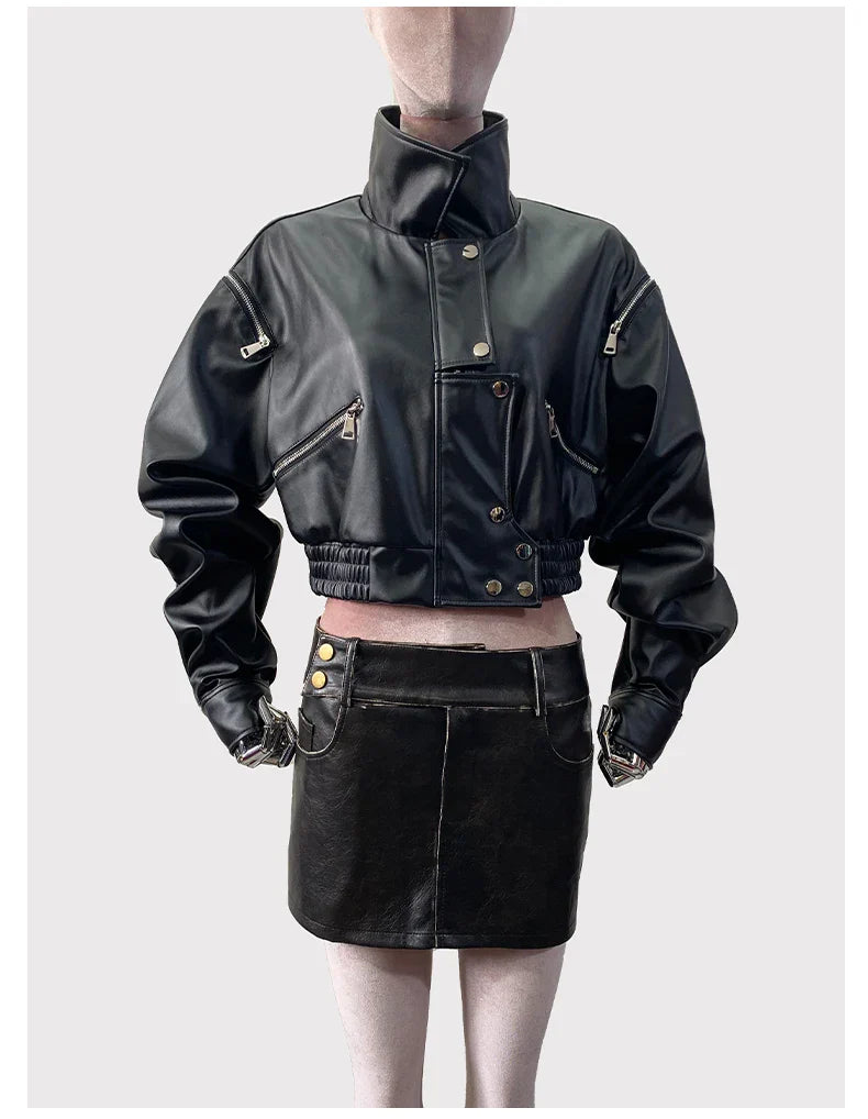 Short Leather Jacket
