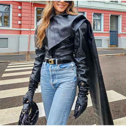 Faux Leather Jacket