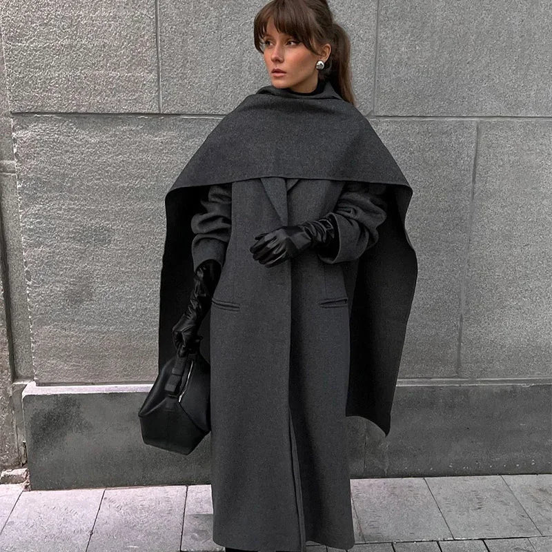 Oversized Overcoat Gray