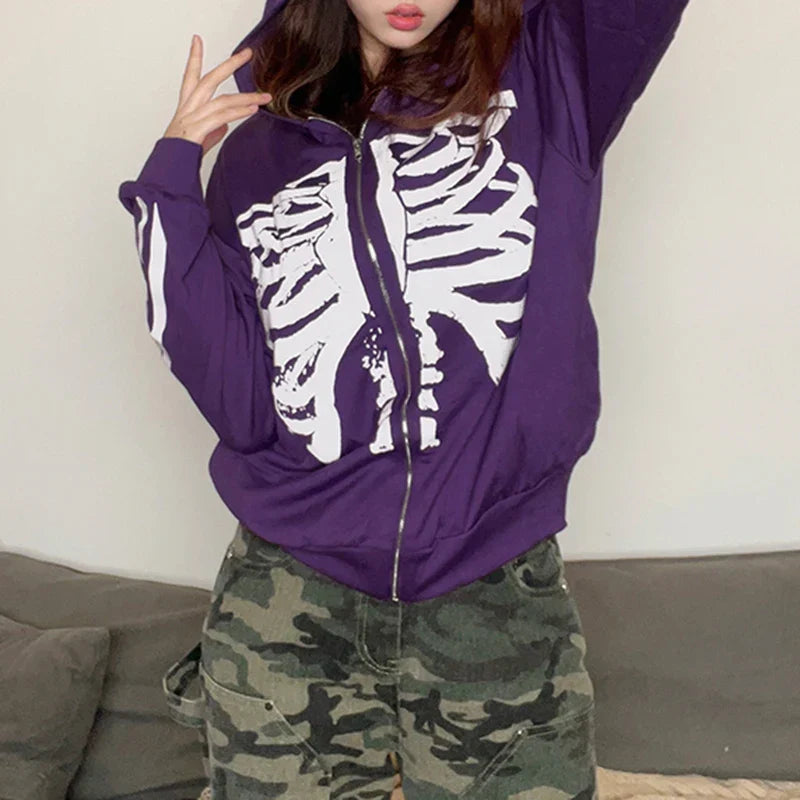 Gothic Sweatshirt Purple