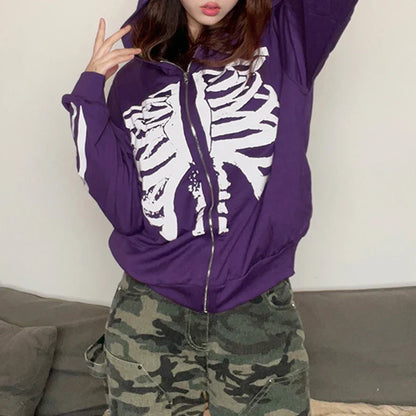 Gothic Sweatshirt Purple