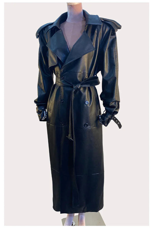 Leather Trench Coat