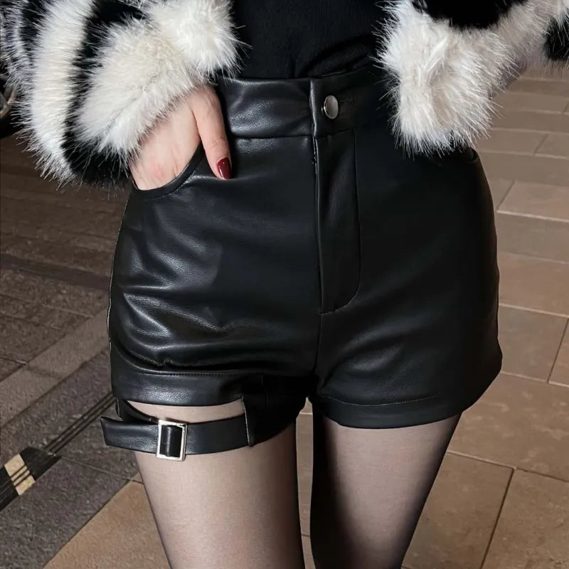 Leather Shorts