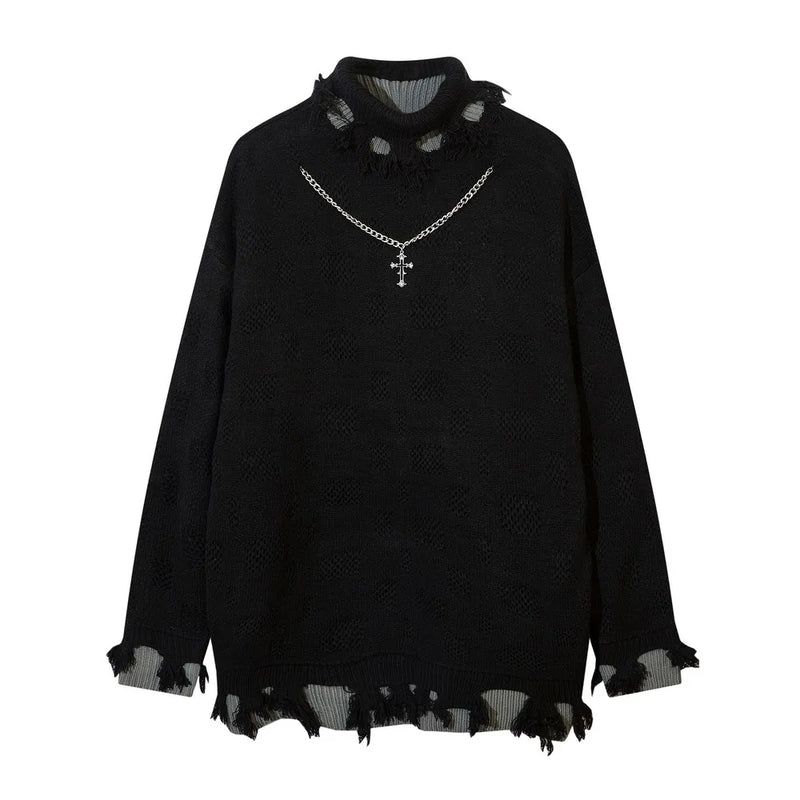 Gothic Pullover Black