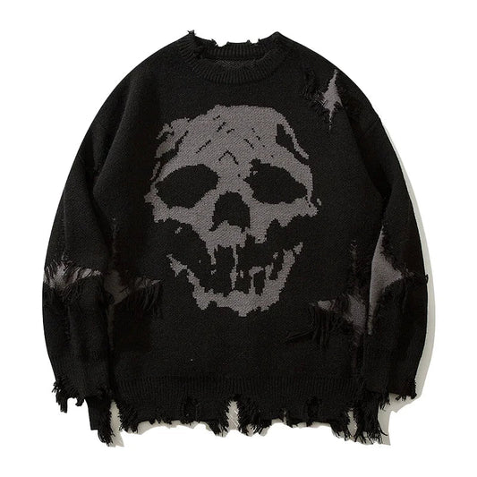 Skull Jumper Black