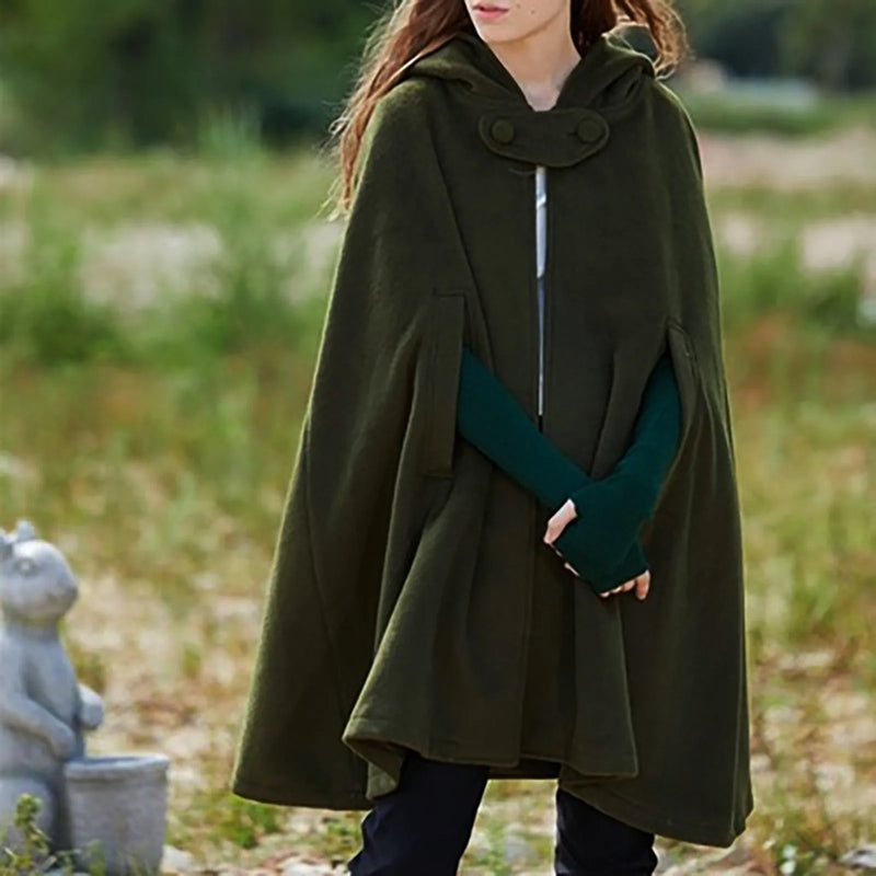 Hooded Cloak Black
